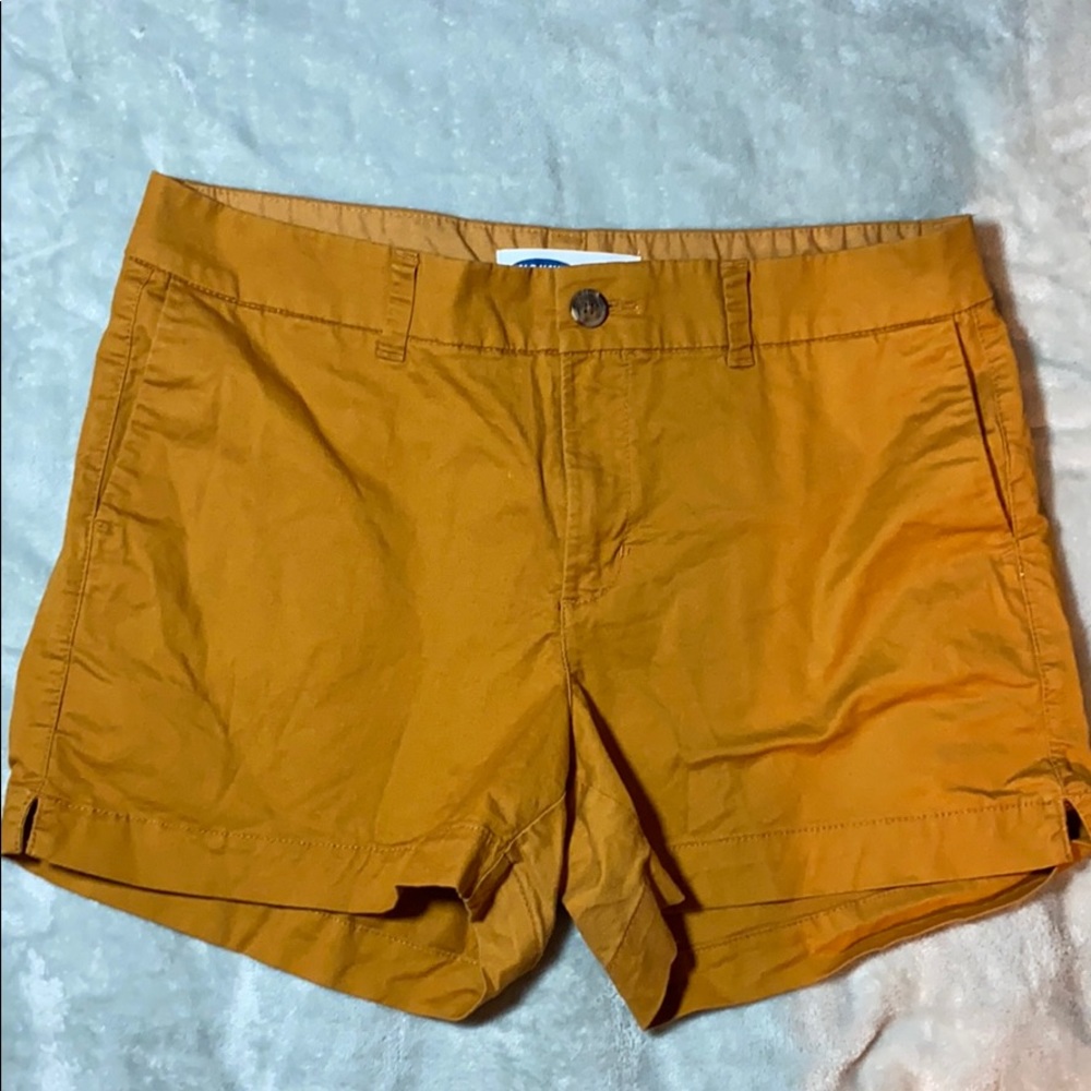 Mustard Yellow Shorts